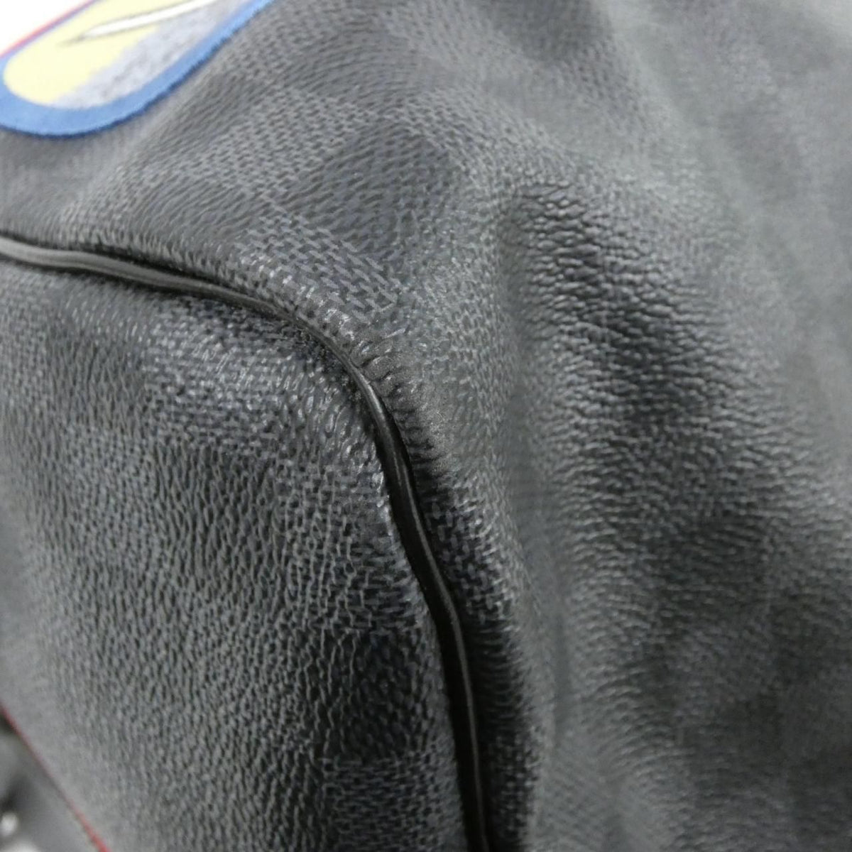 Louis Vuitton Damier Graphite Alps Keepall Bandouliere Boston Bag — view 3