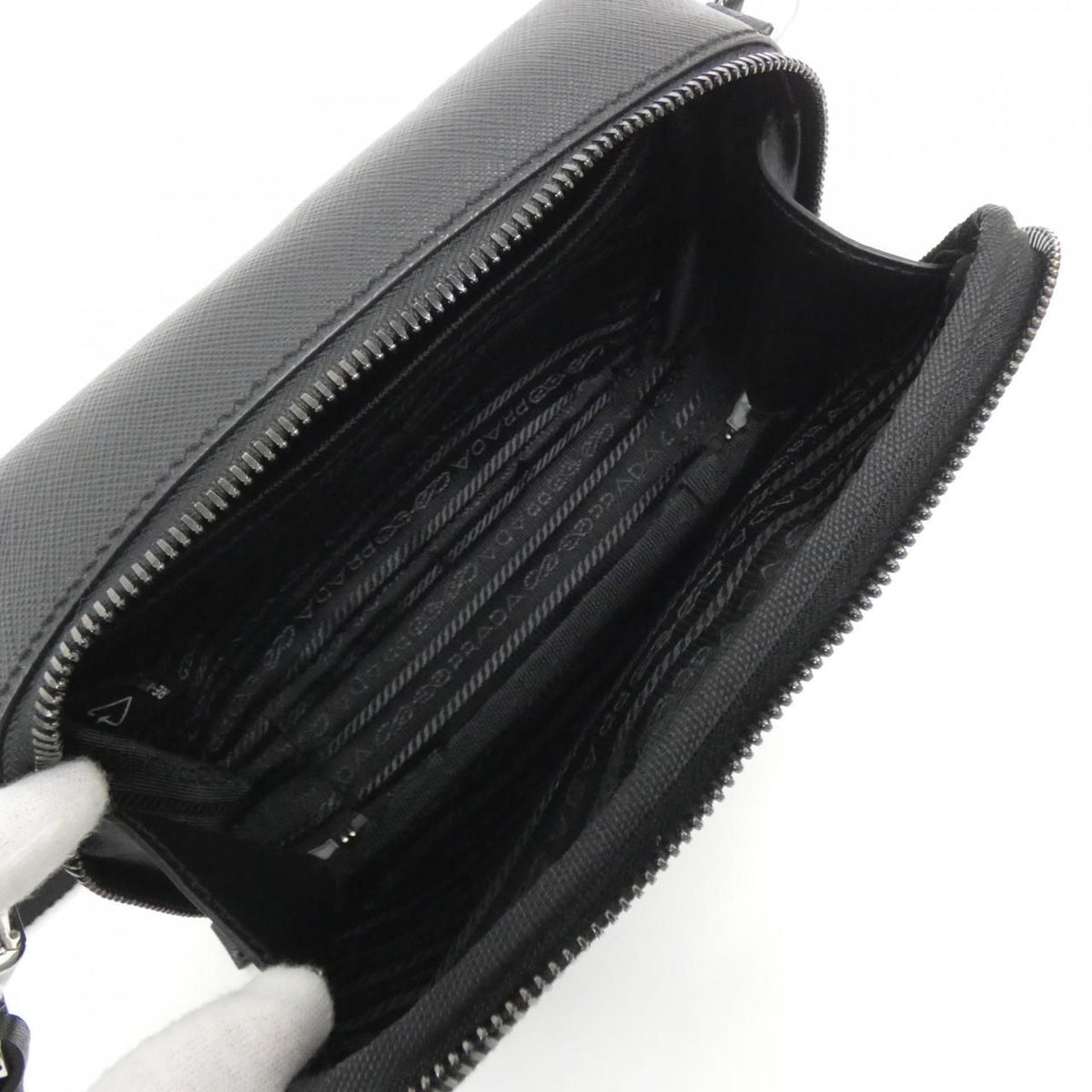 Prada Shoulder Bag Silver — view 6
