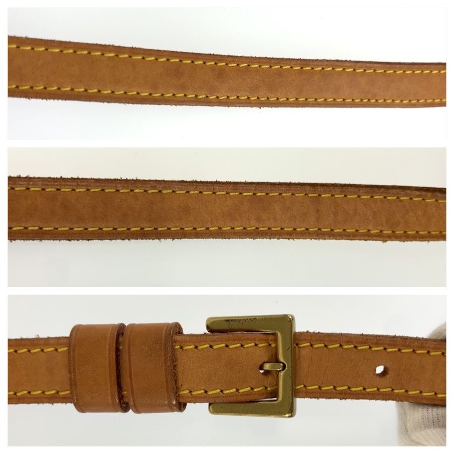 Louis Vuitton Monogram Trotteur Brown Gold Shoulder Bag Pochette — view 5