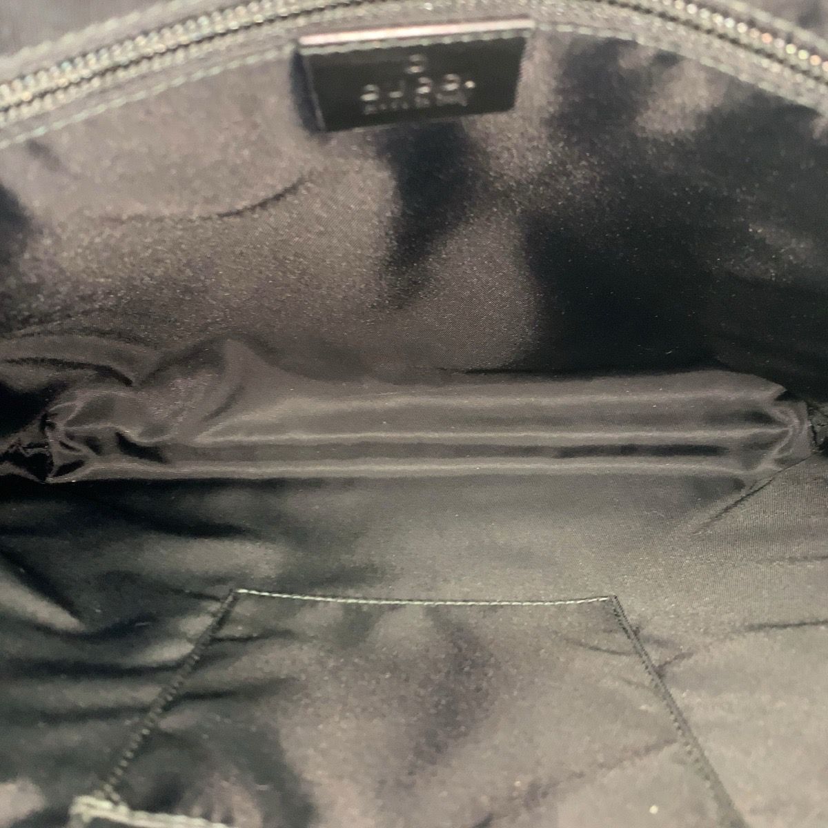 Gucci Black Gunmetal GG Supreme Canvas Leather Shoulder Bag — view 8