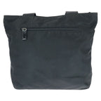 Prada Tessuto Black Silver Nylon Shoulder Bag — view 2