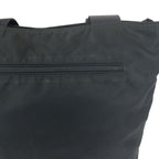 Prada Tessuto Black Silver Nylon Shoulder Bag — view 5