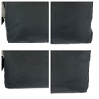 Prada Tessuto Black Silver Nylon Shoulder Bag — view 6