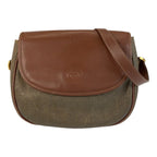 Gucci Vintage Brown Gold Shoulder Bag Pochette