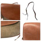Gucci Vintage Brown Gold Shoulder Bag Pochette — view 5