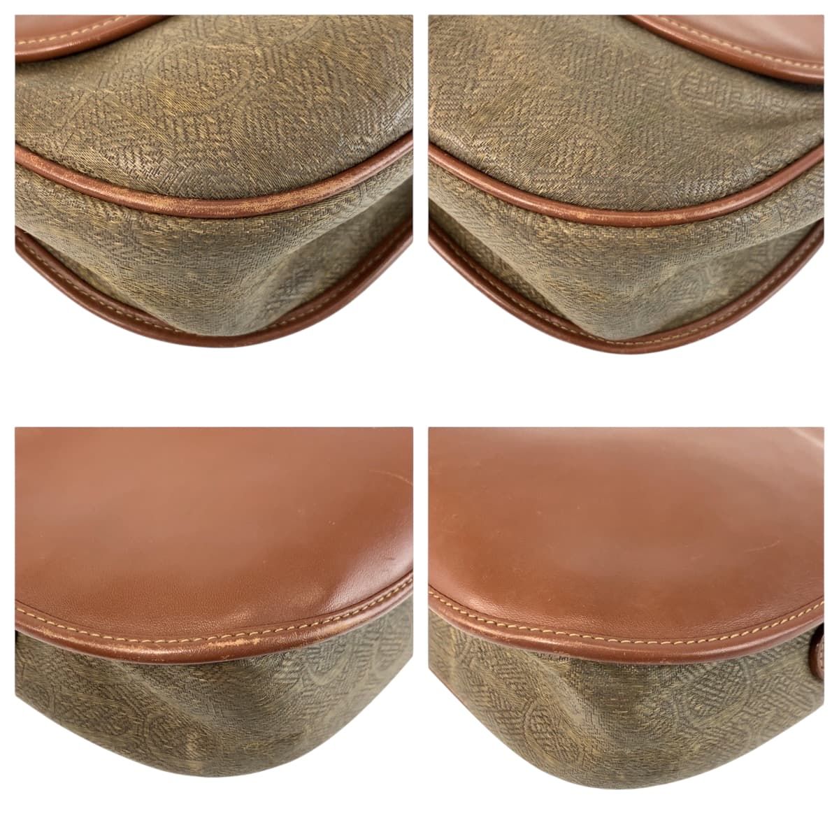 Gucci Vintage Brown Gold Shoulder Bag Pochette — view 4