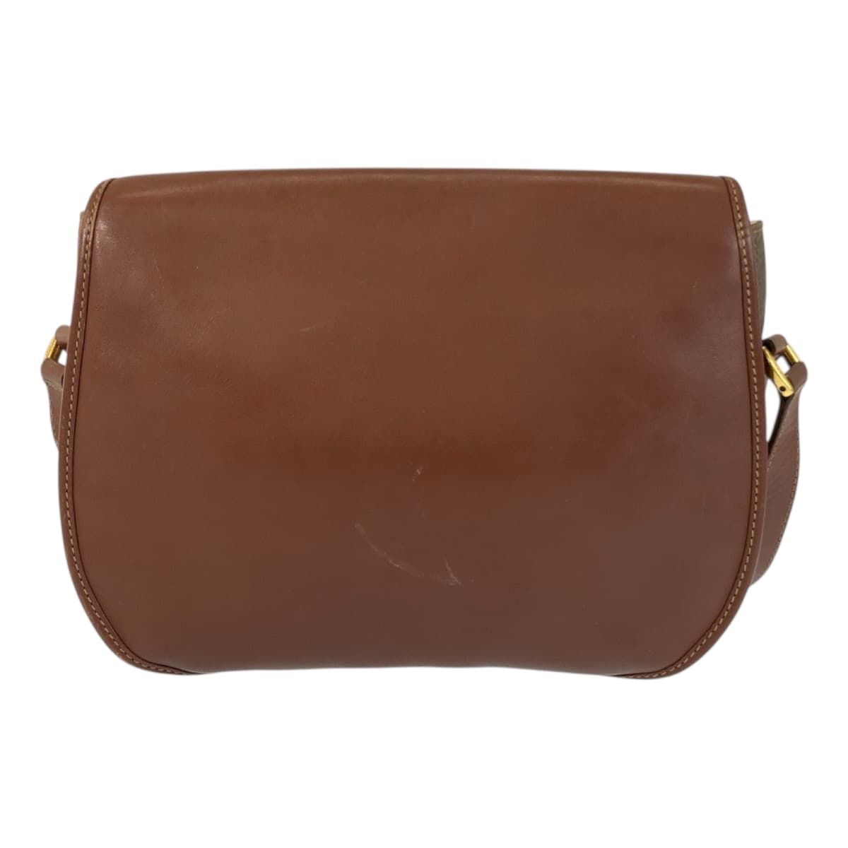 Gucci Vintage Brown Gold Shoulder Bag Pochette — view 2