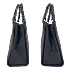 Gucci Bamboo GG Pattern Black Nylon Tote Bag — view 7