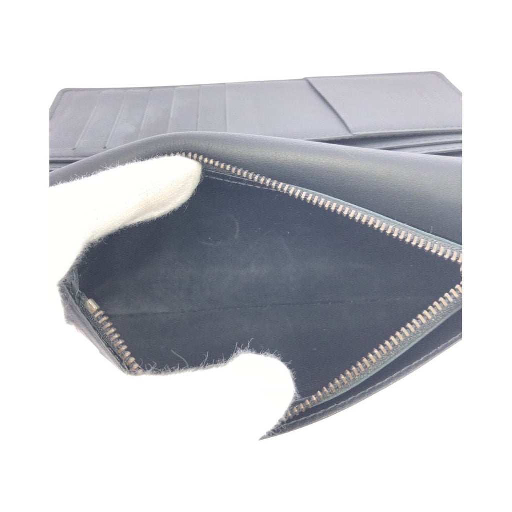 Louis Vuitton Damier Infini Portefeuille Brazza Black Gunmetal Leather Wallet — view 8