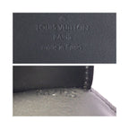 Louis Vuitton Damier Infini Portefeuille Brazza Black Gunmetal Leather Wallet — view 5
