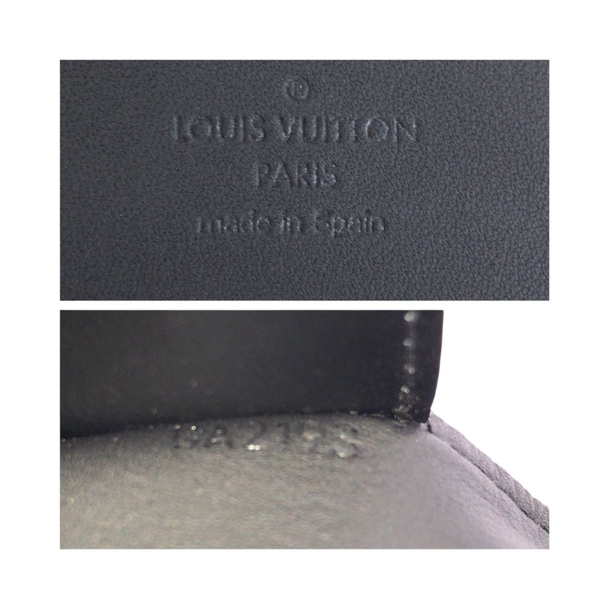Louis Vuitton Damier Infini Portefeuille Brazza Black Gunmetal Leather Wallet — view 5