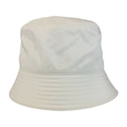 Prada Tessuto White Silver Nylon Bucket Hat — view 2