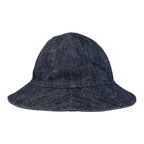 Fendi Zucca M Navy Cotton Denim Bucket Hat — view 4