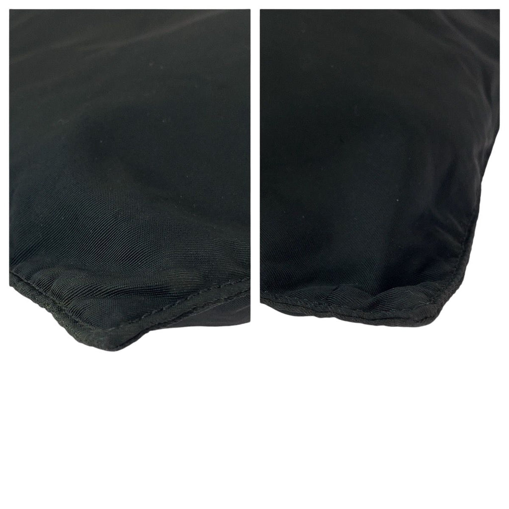 Prada Tessuto Black Silver Shoulder Bag — view 3