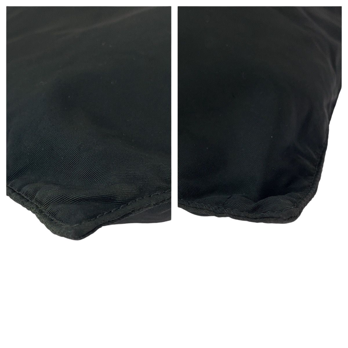 Prada Tessuto Black Silver Shoulder Bag — view 3
