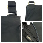 Prada Tessuto Black Silver Shoulder Bag — view 6
