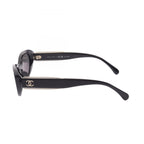 Chanel Sunglasses CC Logo Oval Eyewear — view 3