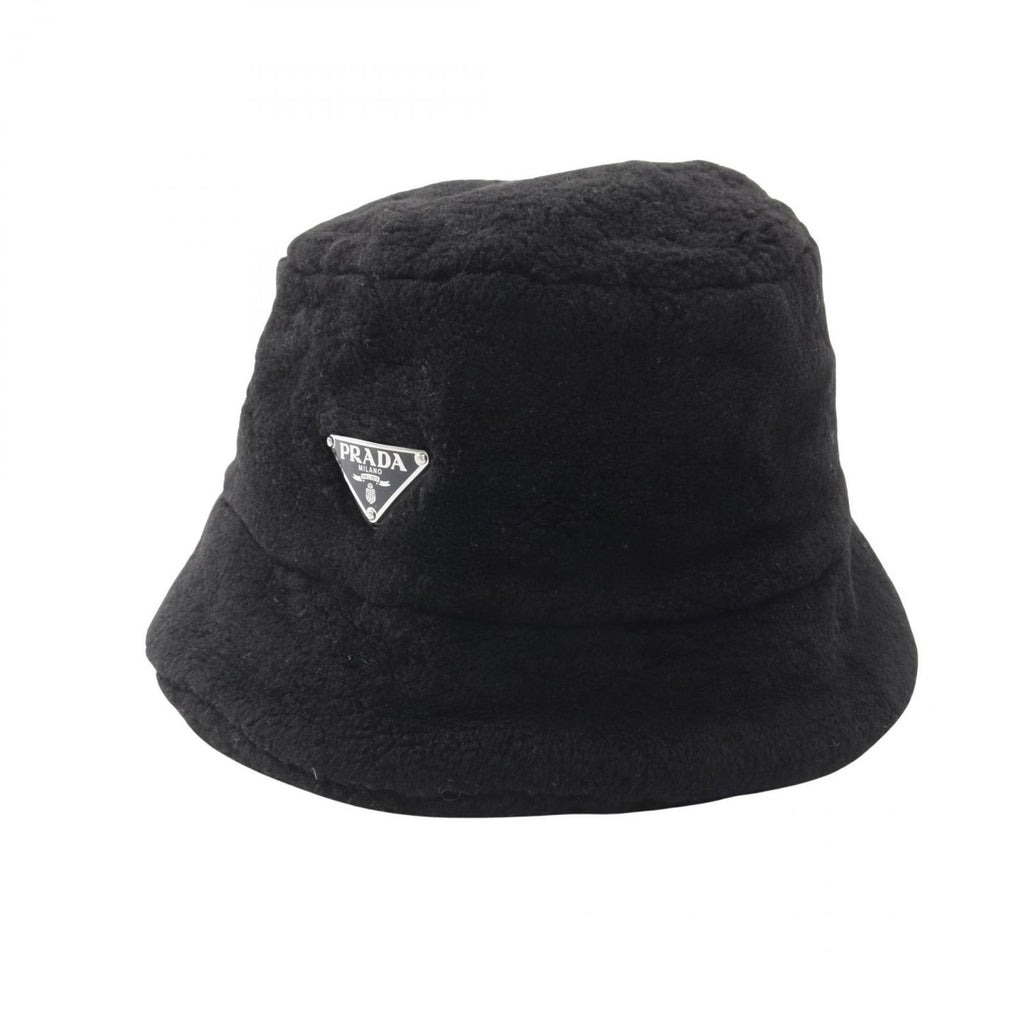 Prada Hat Triangle Plate Bucket Hat