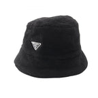Prada Hat Triangle Plate Bucket Hat