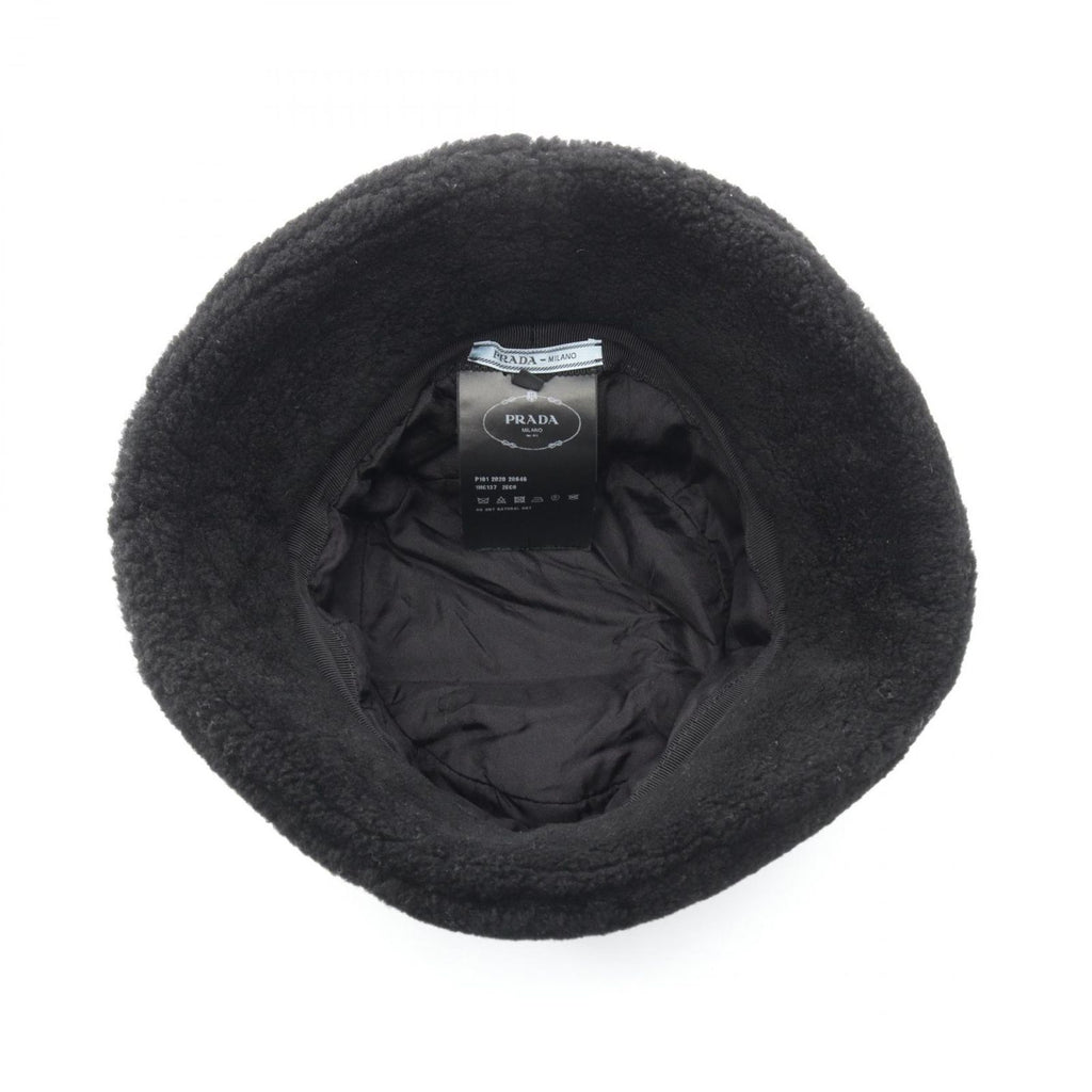 Prada Hat Triangle Plate Bucket Hat — view 3