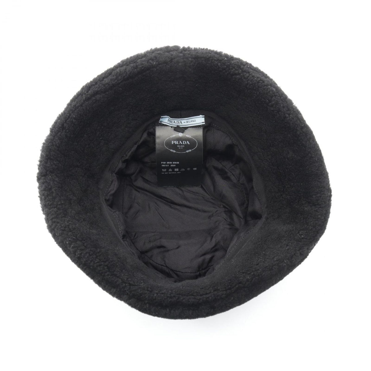 Prada Hat Triangle Plate Bucket Hat — view 3