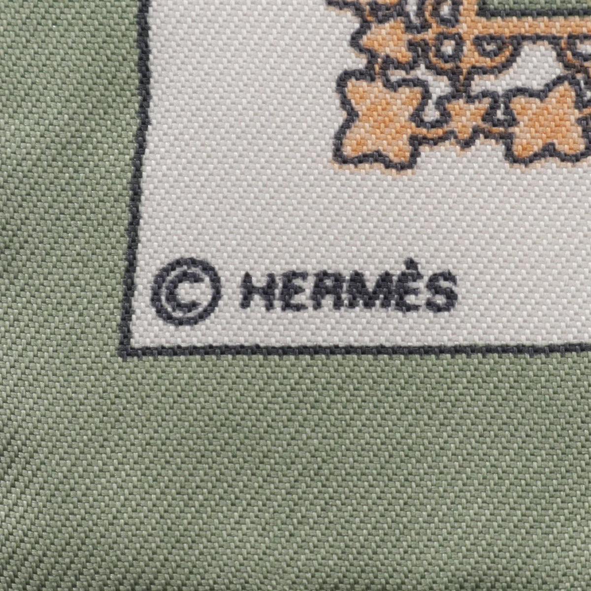 Hermes Scarf Petit Carre 45 Brins D'or Silk — view 2