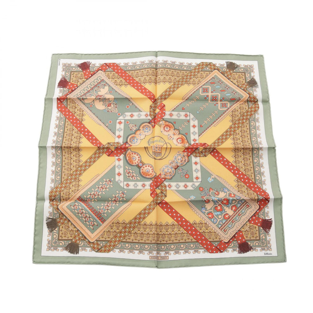 Hermes Scarf Petit Carre 45 Brins D'or Silk