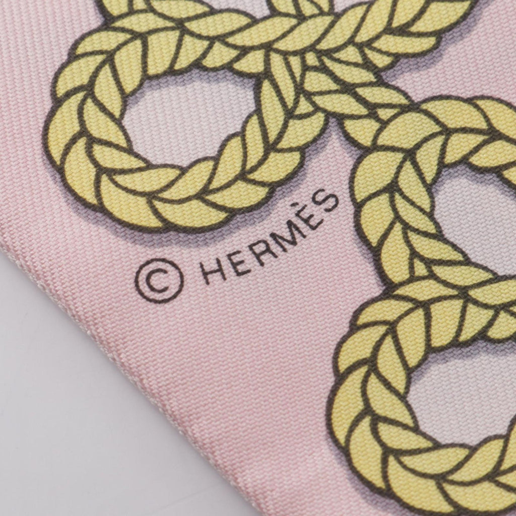 Hermes Scarf Twilly Galons Et Brandebourgs Silk — view 4
