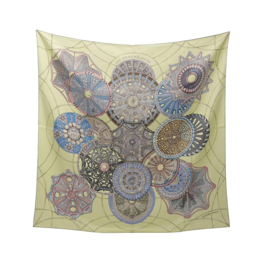 Hermes Scarf Carre 90 les Domes Celestes Silk