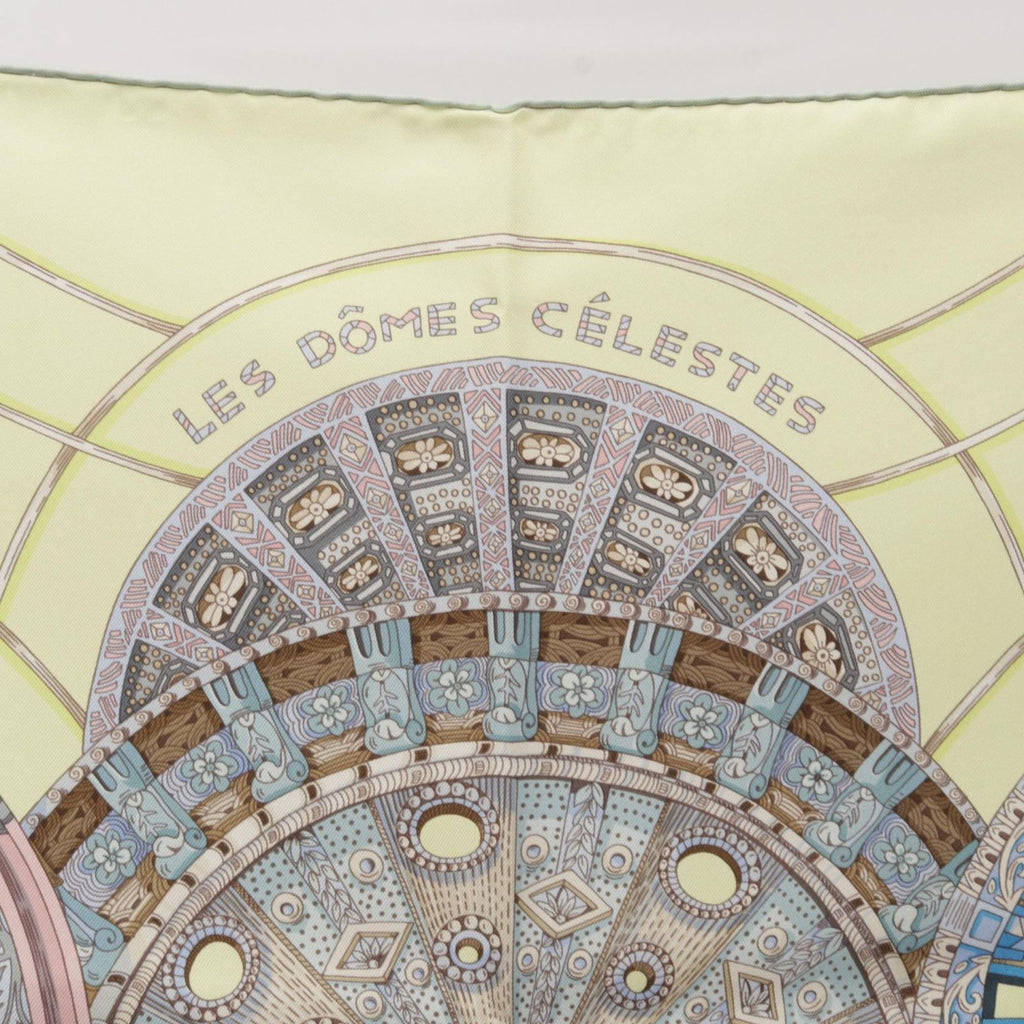 Hermes Scarf Carre 90 les Domes Celestes Silk — view 5