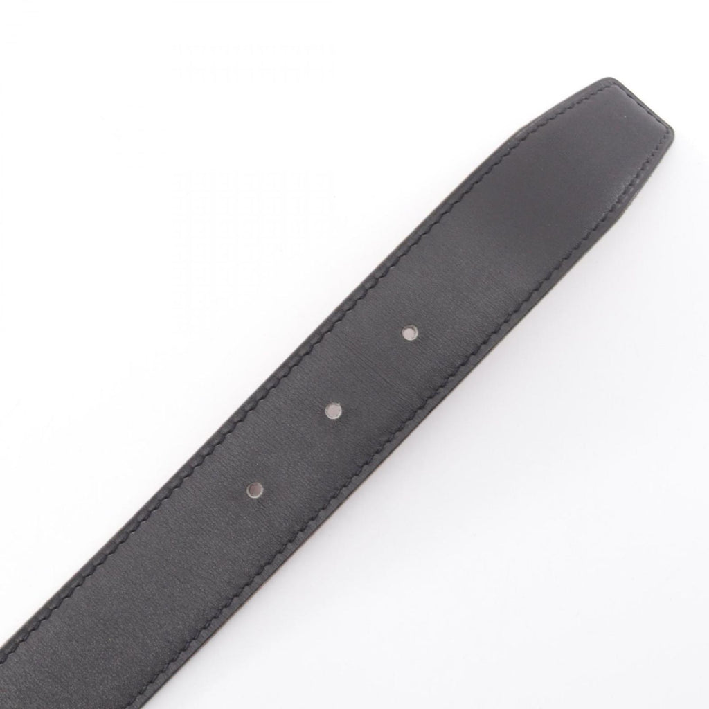 Hermes Belt Constance H Gold Reversible Black Calfskin — view 3