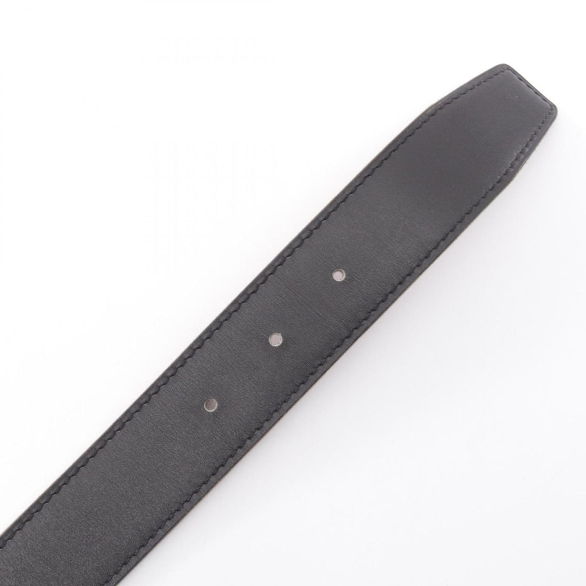 Hermes Belt Constance H Gold Reversible Black Calfskin — view 3