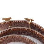 Hermes Belt Constance H Gold Reversible Black Calfskin — view 8