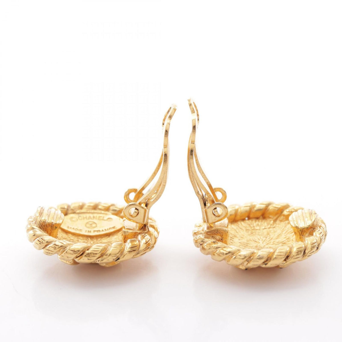 Chanel Earrings CC Logo Circle — view 8