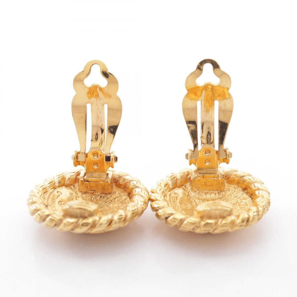 Chanel Earrings CC Logo Circle — view 5