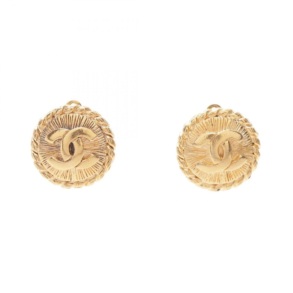 Chanel Earrings CC Logo Circle
