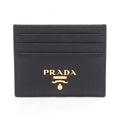 Prada Card Case Saffiano Metal Leather
