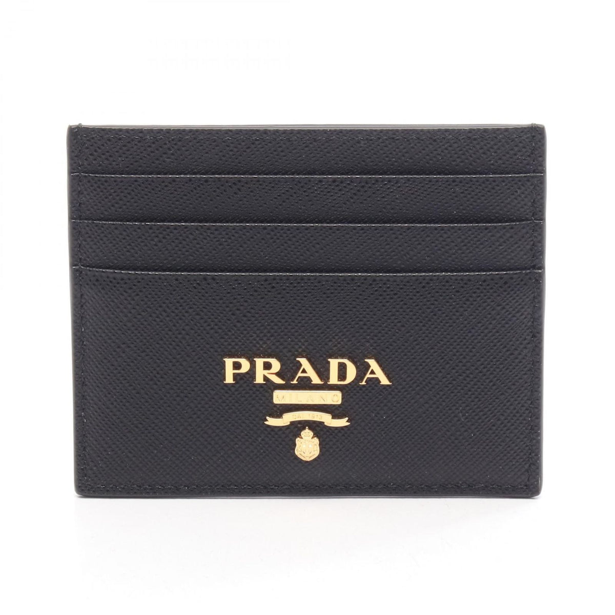 Prada Card Case Saffiano Metal Leather