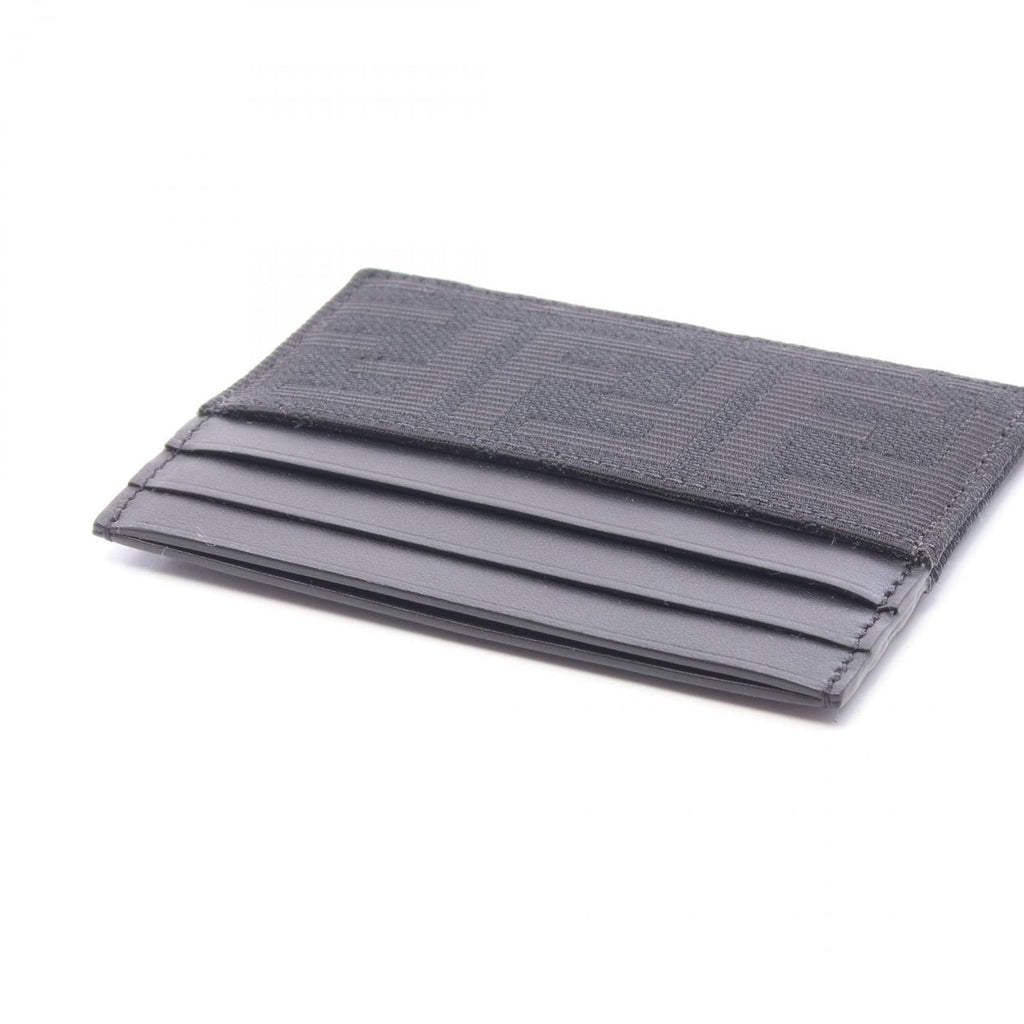 Fendi Card Case FF Jacquard Canvas Leather — view 3