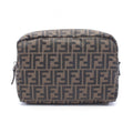 Fendi FF Light Medium Pouch Super Light Zucca Nylon Leather