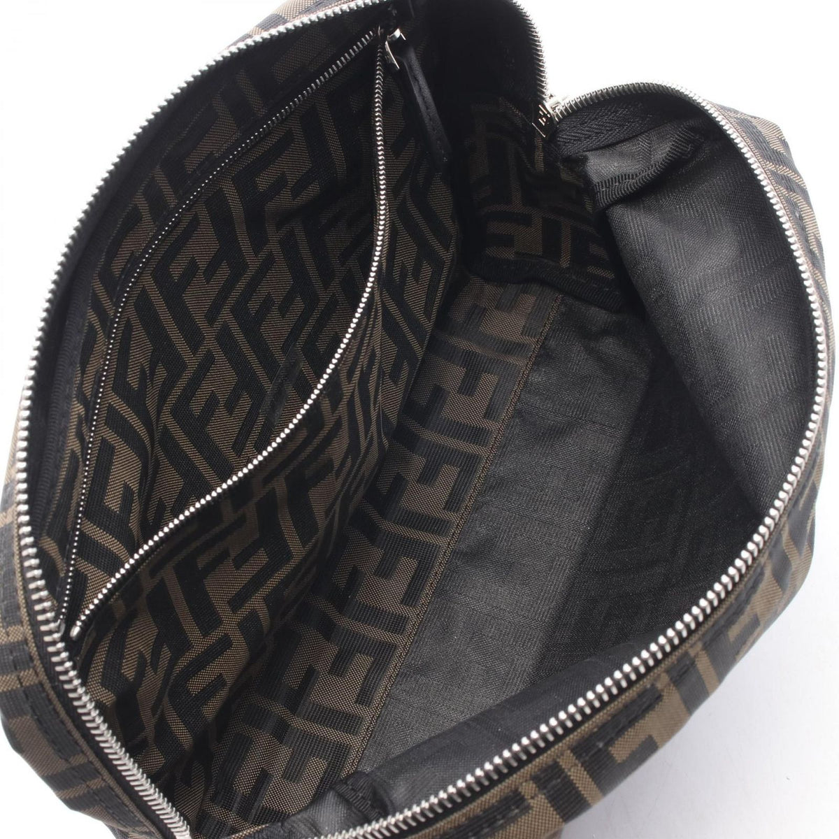 Fendi FF Light Medium Pouch Super Light Zucca Nylon Leather — view 3