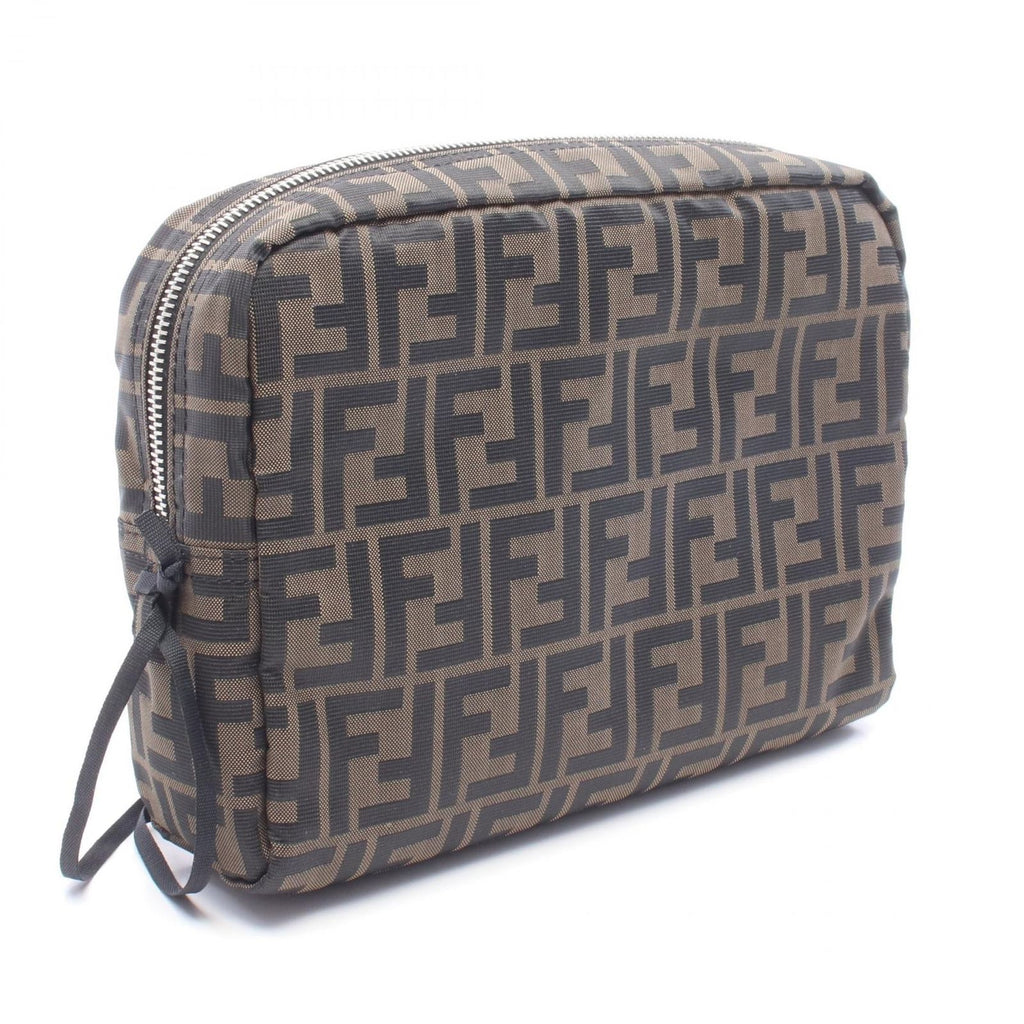 Fendi FF Light Medium Pouch Super Light Zucca Nylon Leather — view 2