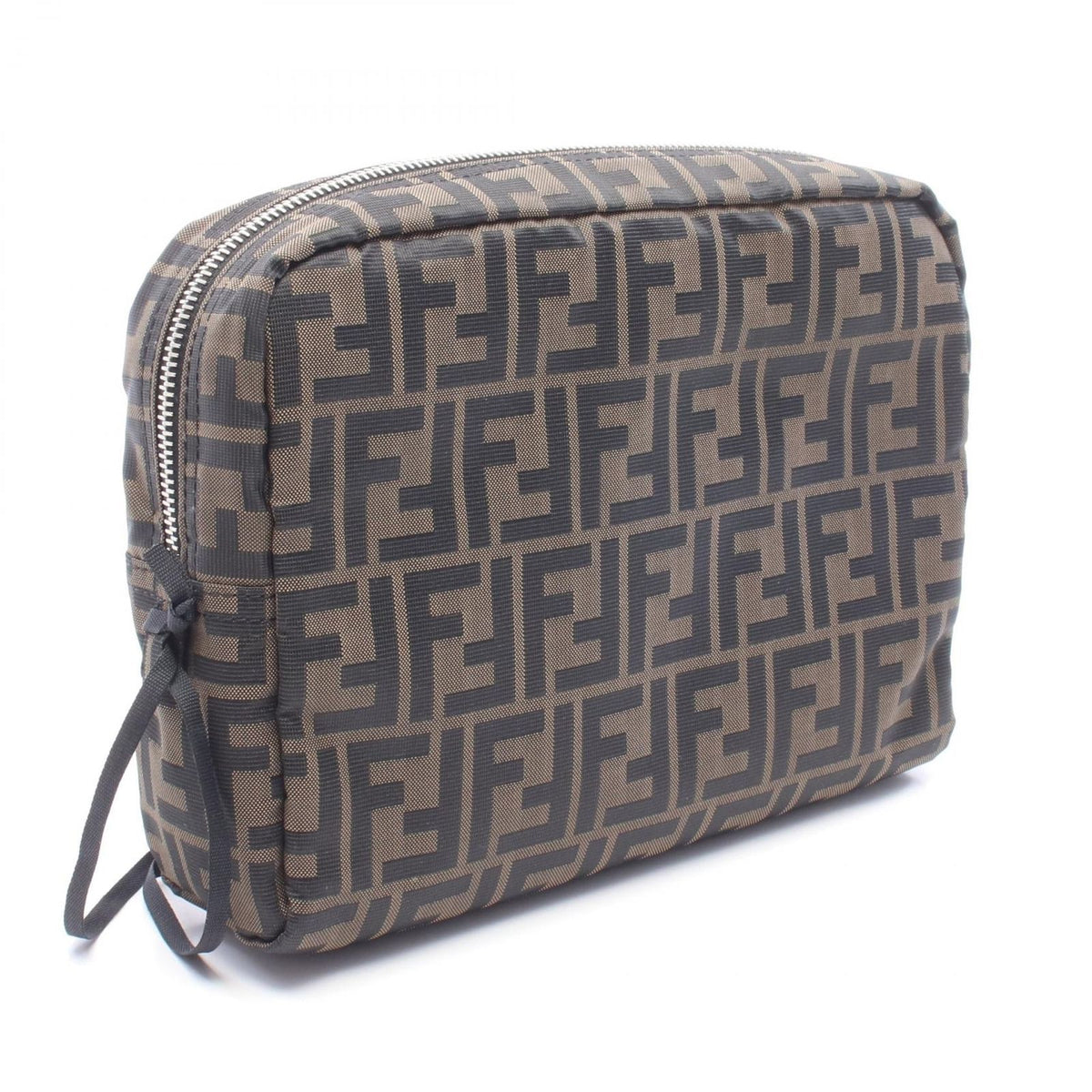 Fendi FF Light Medium Pouch Super Light Zucca Nylon Leather — view 2