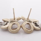 Chanel Earrings CC Logo Ribbon — view 8