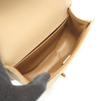 Chanel Shoulder Bag Boy Small Beige Fabric Chain — view 3