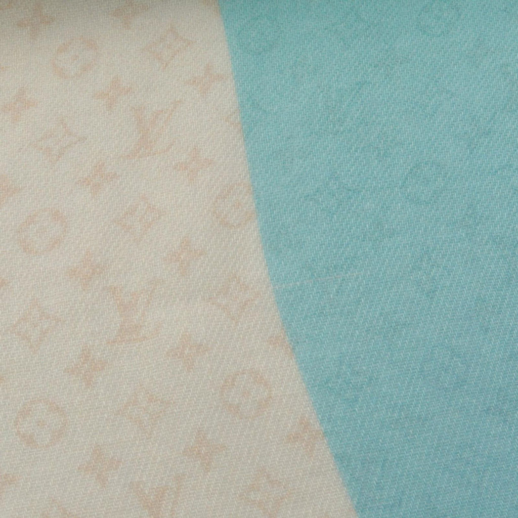 Louis Vuitton Shawl Monogram Gradient Sample Multi Wool Scarf — view 8