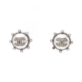 Chanel Earrings CC Logo Round
