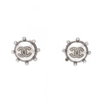 Chanel Earrings CC Logo Round