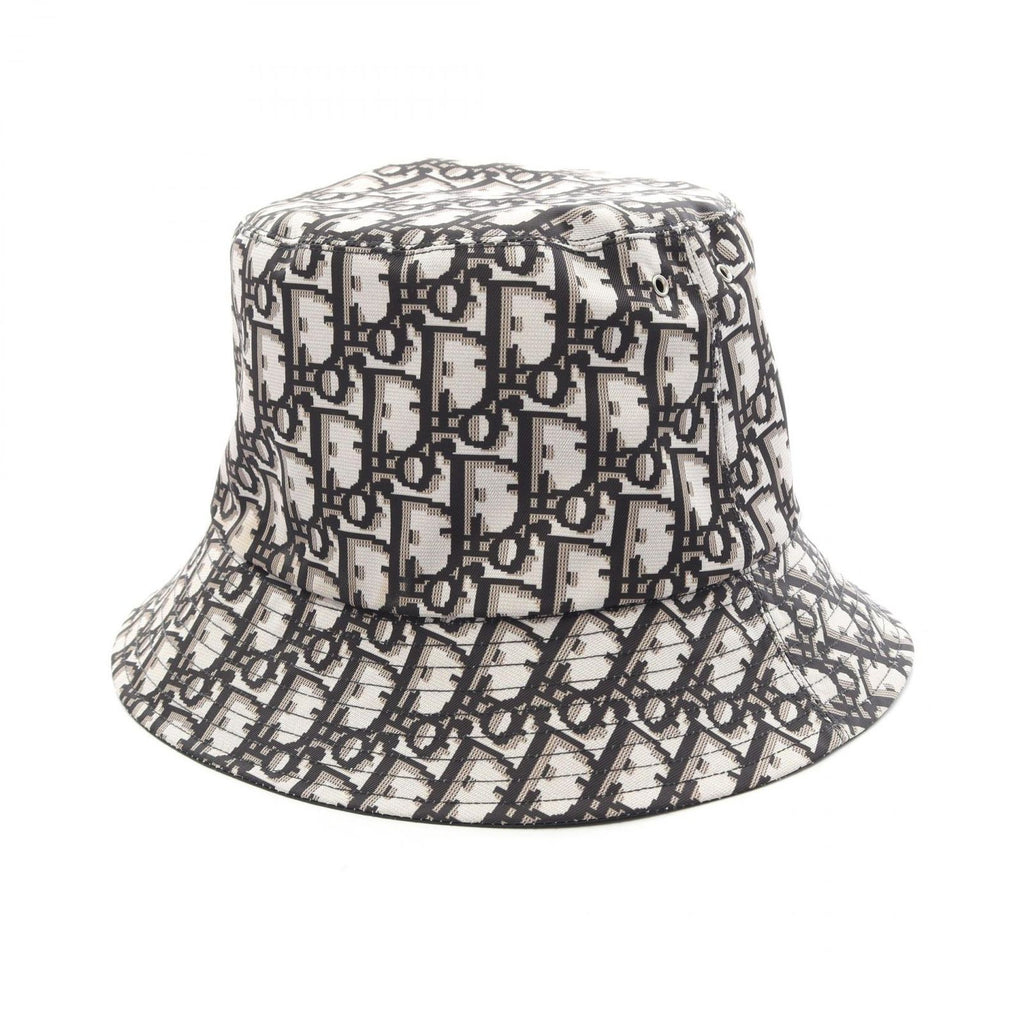 Dior Hat Teddy-D Bob Hat Oblique Reversible Bucket Cotton Hat — view 6