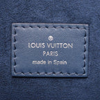 Louis Vuitton Tote Bag Neverfull MM Indigo Blue Leather — view 4